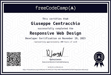 Anteprima della certificazione Responsive Web Design