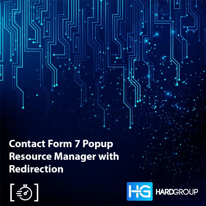 Contact Form 7 Popup Resource Manager with redirection