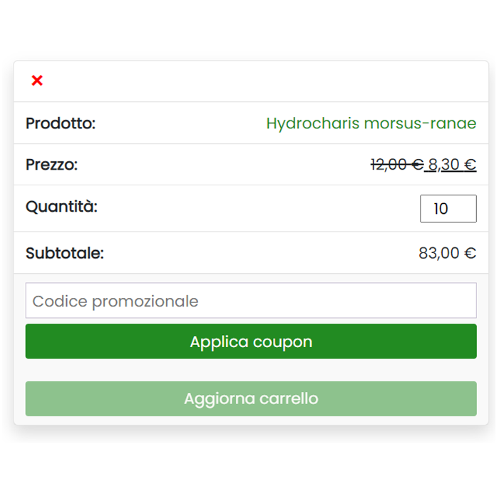 WooCommerce sconti personalizzati e suggerimenti di acquisto