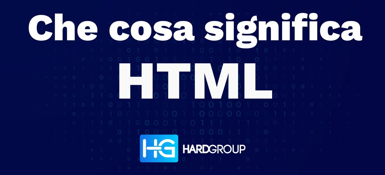 Schema visivo che introduce alla domanda Cosa significa HTML?