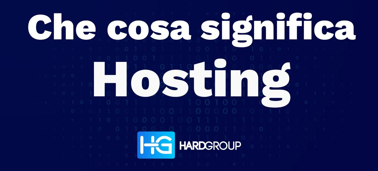 Schema visivo che introduce alla domanda Cosa significa Hosting?