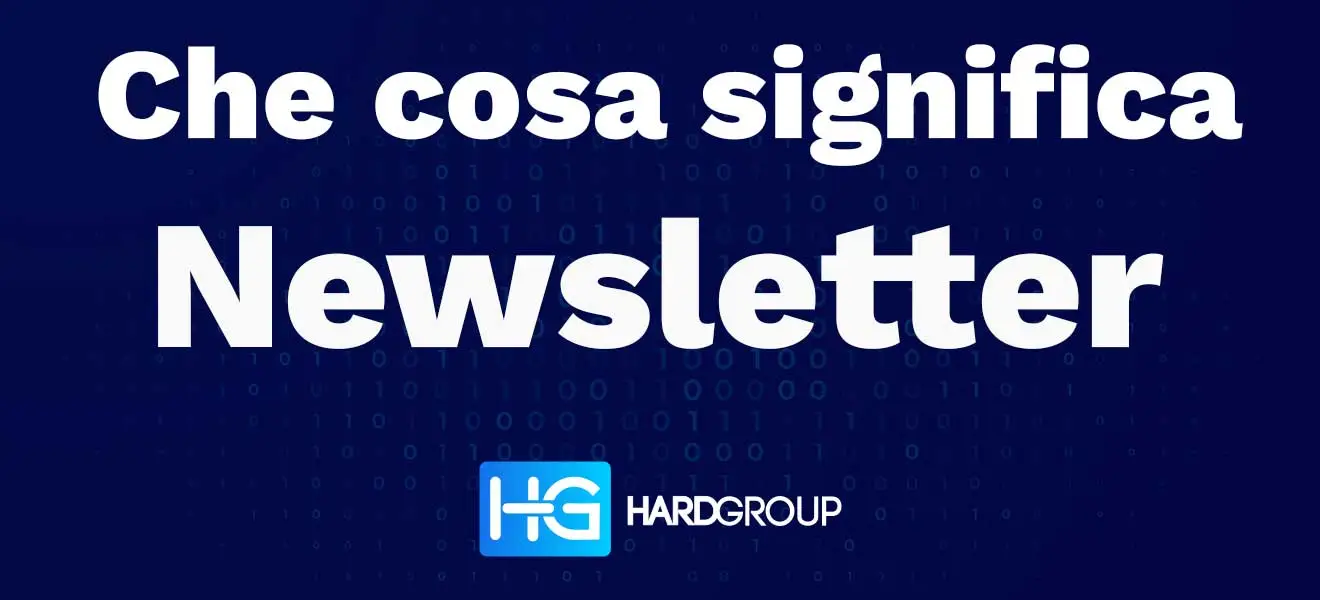 Schema visivo che introduce alla domanda Cosa significa Newsletter