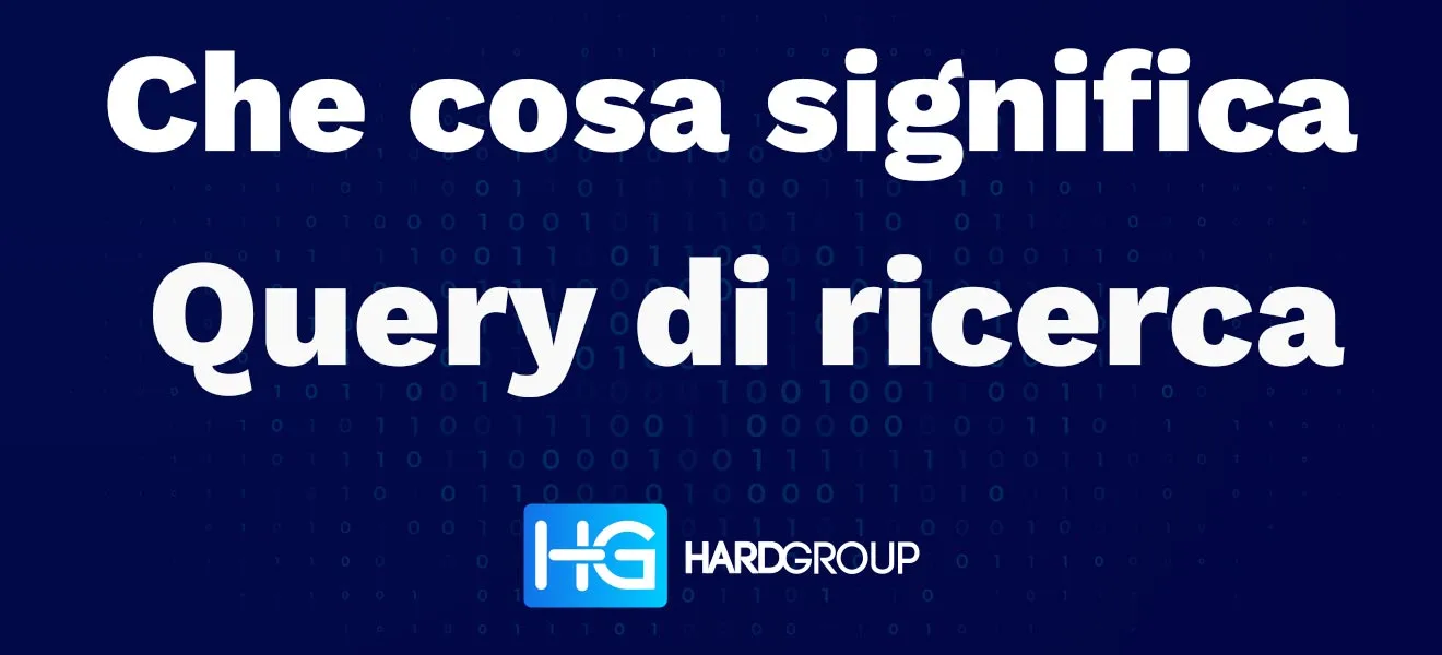 Schema visivo che introduce alla domanda Cosa significa Query di ricerca