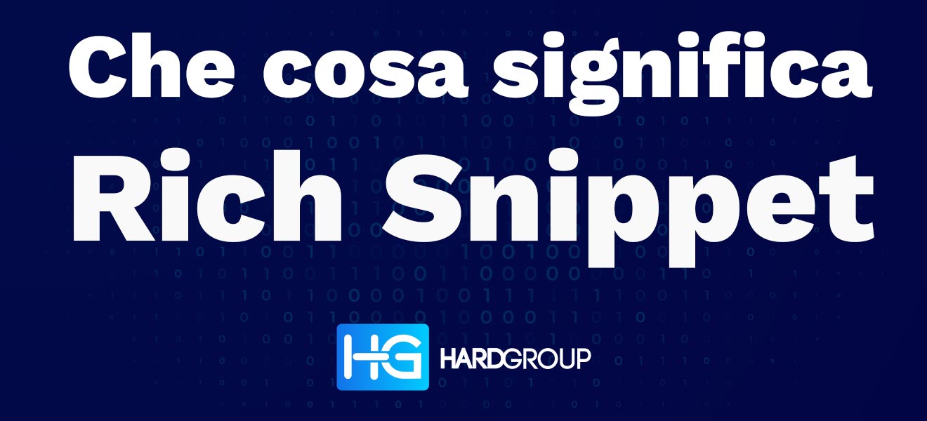 Schema visivo che introduce alla domanda Cosa significa RichSnippet