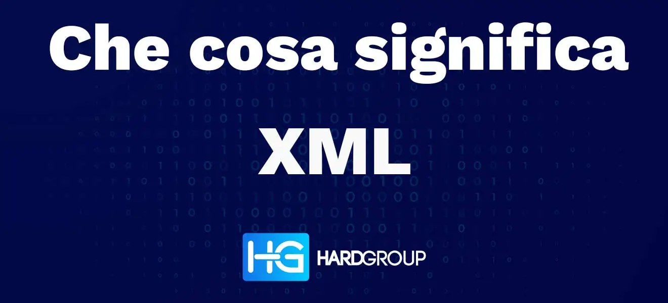 Schema visivo che introduce alla domanda Cosa significa xml