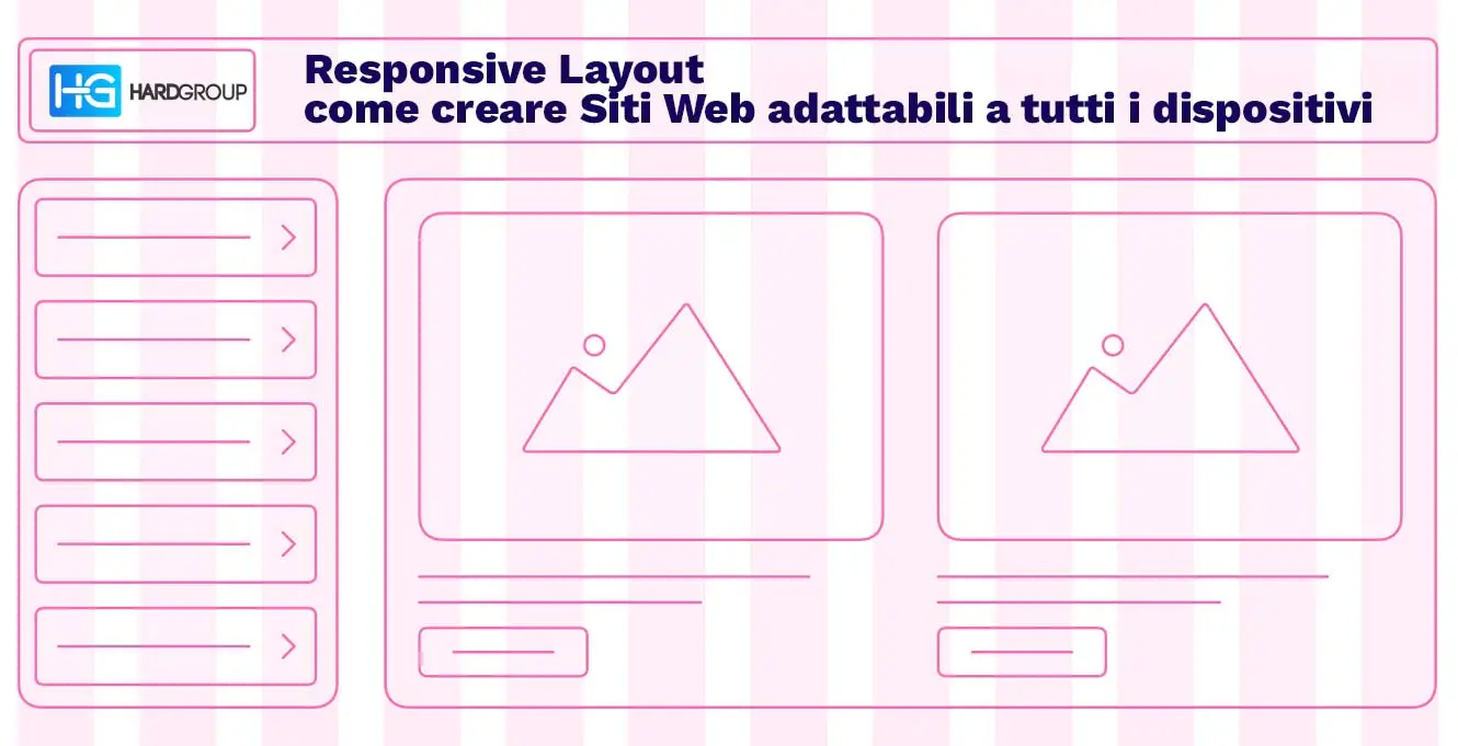 Immagine di un sistema a griglia di un Responsive Layout