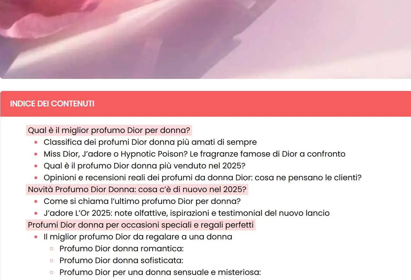SEO TOC – Indice dei Contenuti con Microdati per WordPress