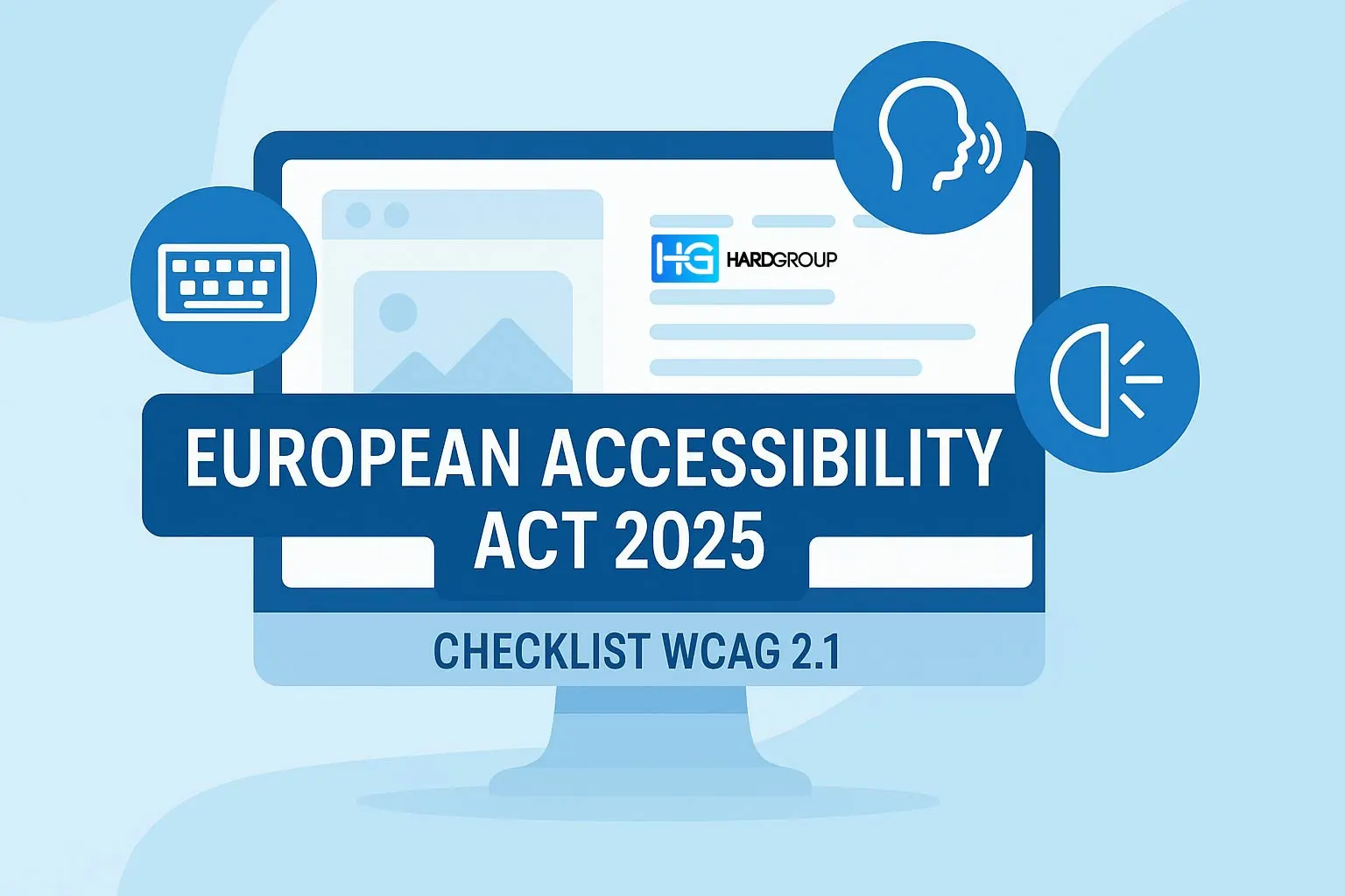 Checklist WCAG 2.1 conformità European Accessibility Act 2025